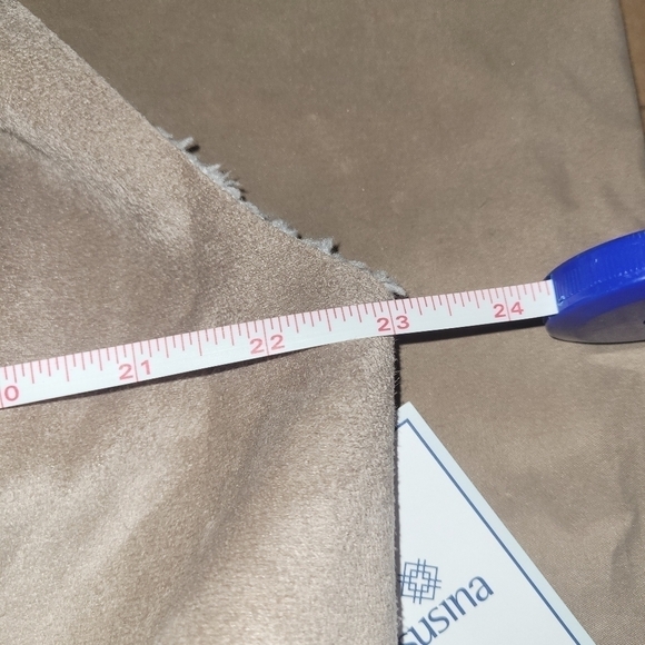 Susina Faux Vegan Suede and Fur Vest Cardigan - Picture 5 of 7